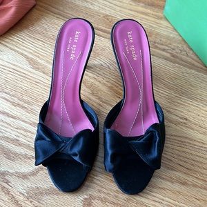 Kate Spade Heels - Elissa Black/Satin Size 8B
